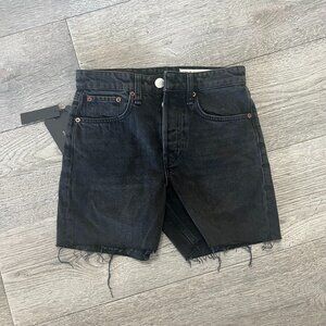Rag & Bone high waisted black shorts